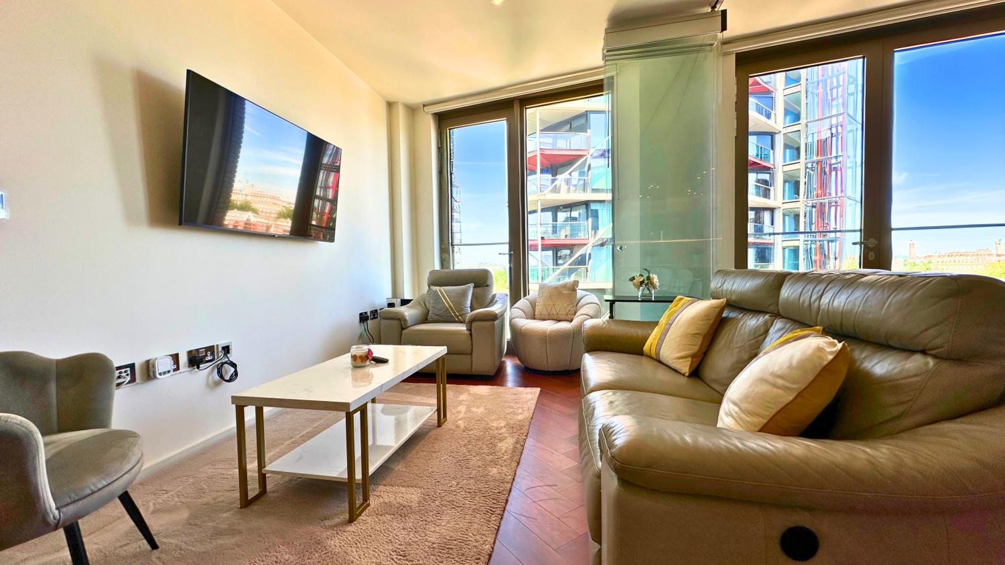 Lavish Penthouse River View Fast Wifi - Luxurylondonstays المظهر الخارجي الصورة